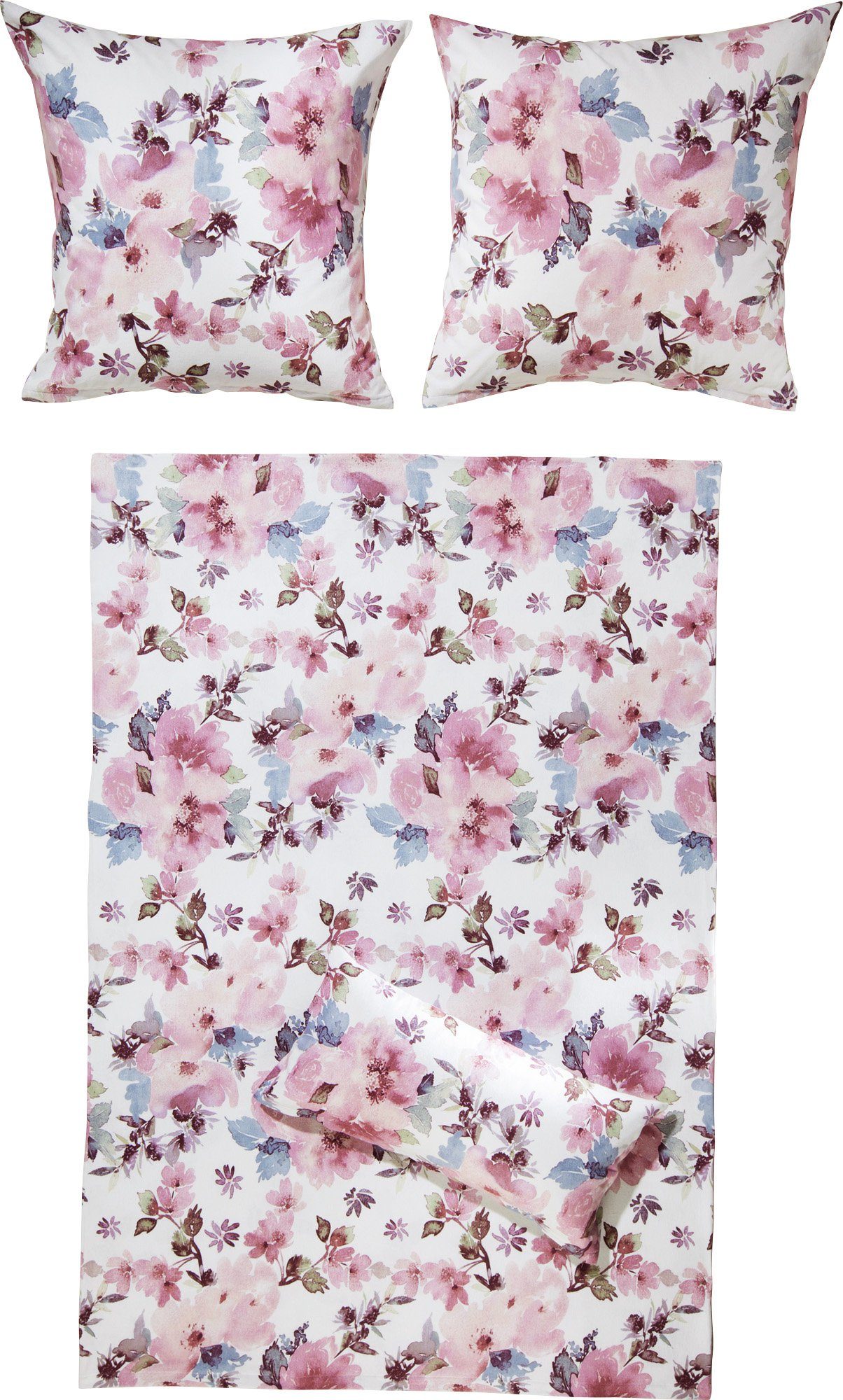 Erwin Müller Bettwäsche Bettwäsche, Baumwolle, Blumen