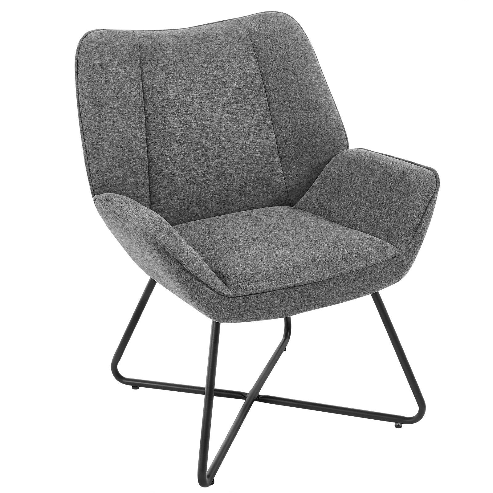 Woltu Ohrensessel (1-St), Relaxsessel mit Metallrahmen, Sessel bis 150 kg, günstig online kaufen