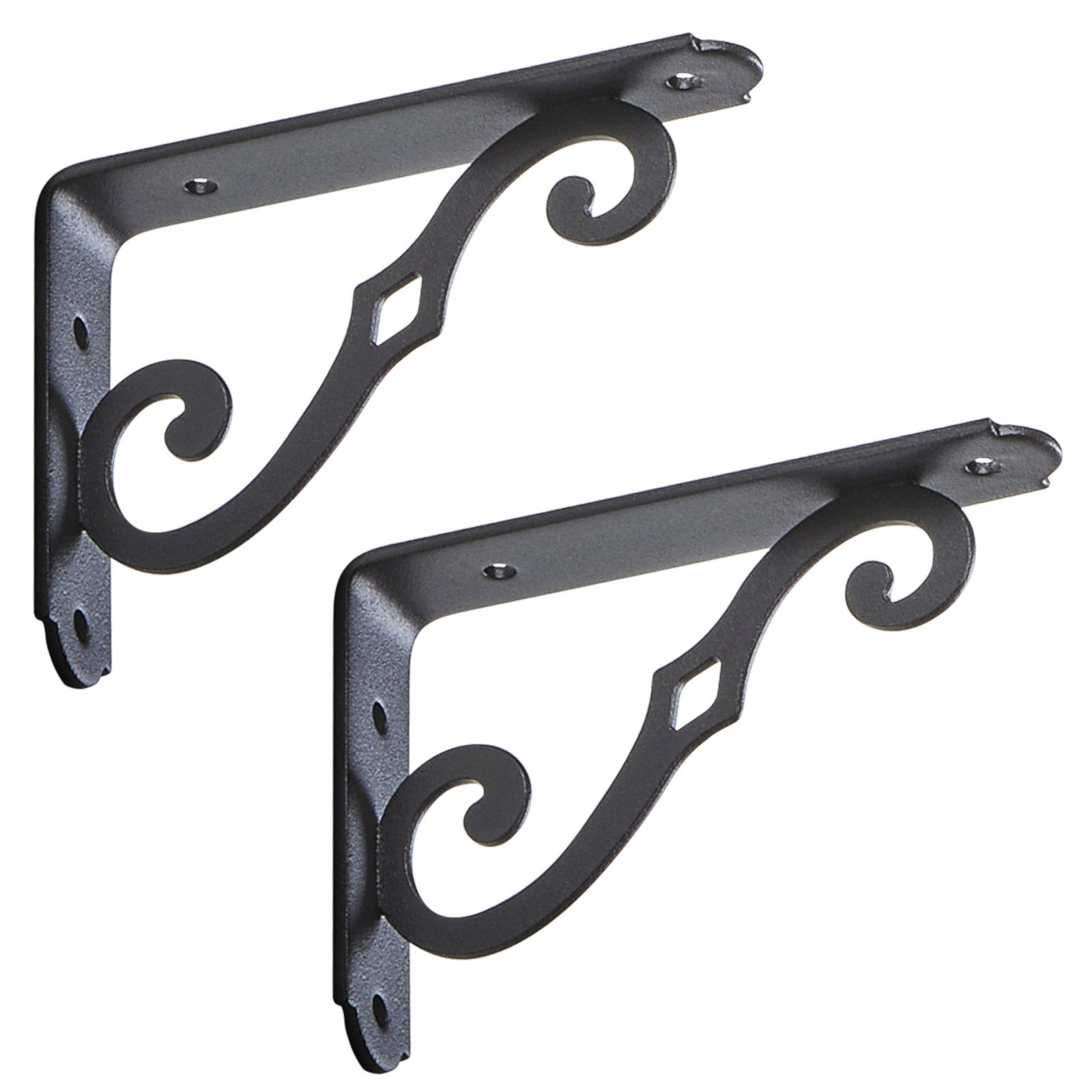 SO-TECH® Wandregalhalter Regalkonsole BLACKLINE II schwarz Tragkraft 30 kg günstig online kaufen