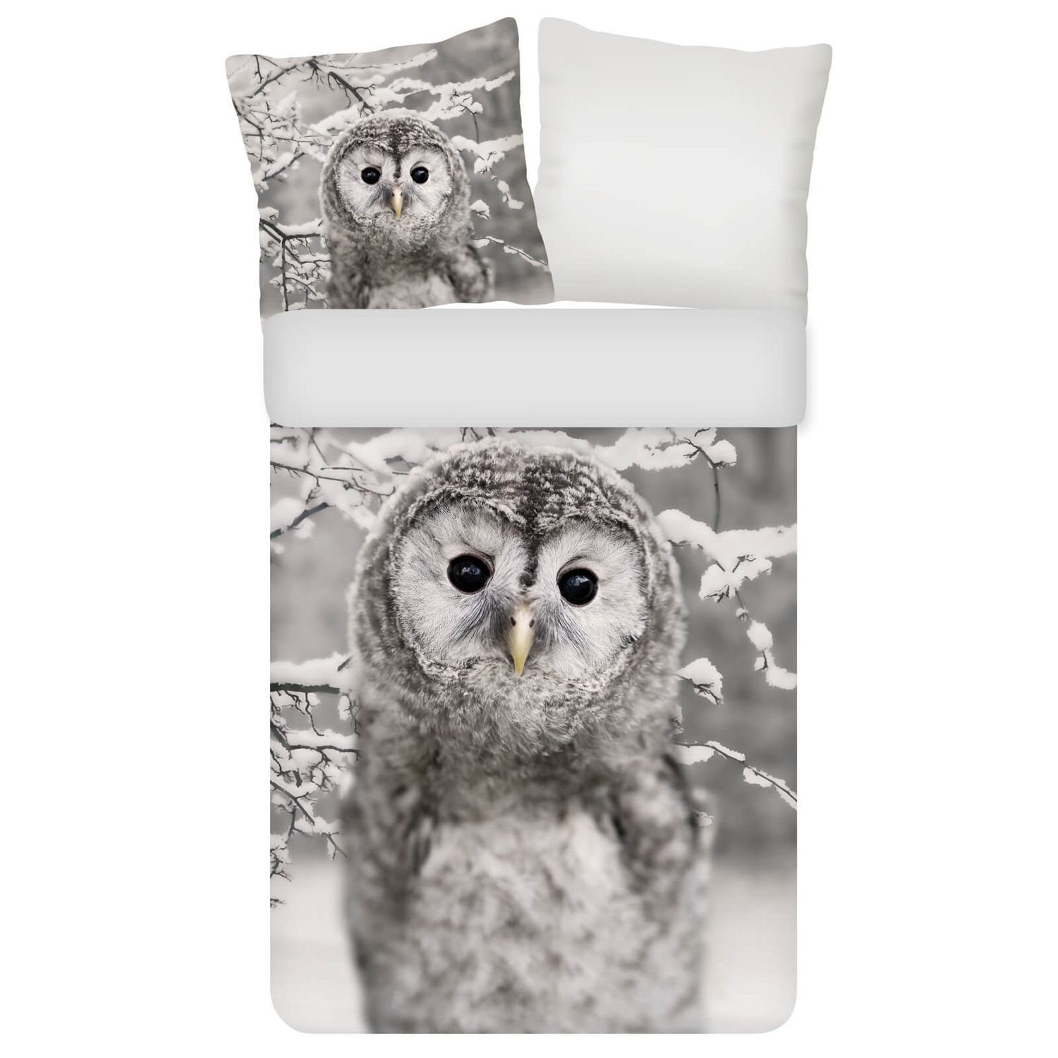 ESPiCO Kinderbettwäsche Eule Flanell Trendy Bedding, günstig online kaufen