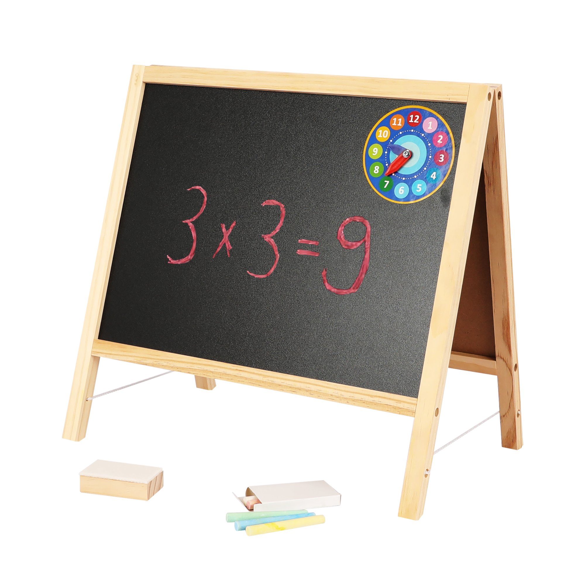 HomeGuru Standtafel Klappbare 2-in-1-Kindertafel,doppelseitige Whiteboard & günstig online kaufen