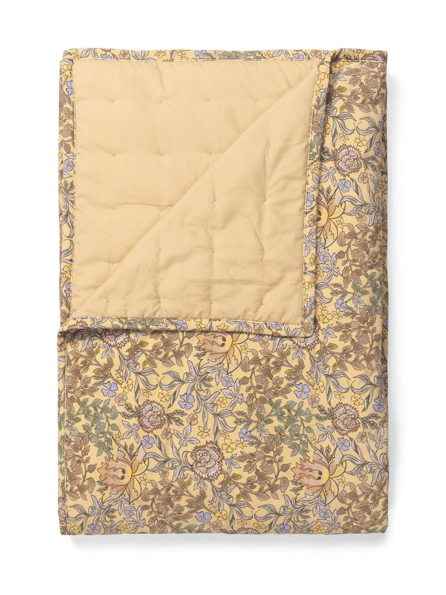 Plaid Ophelia, Essenza, aus weichem Polyester-Samt Sahara Sun