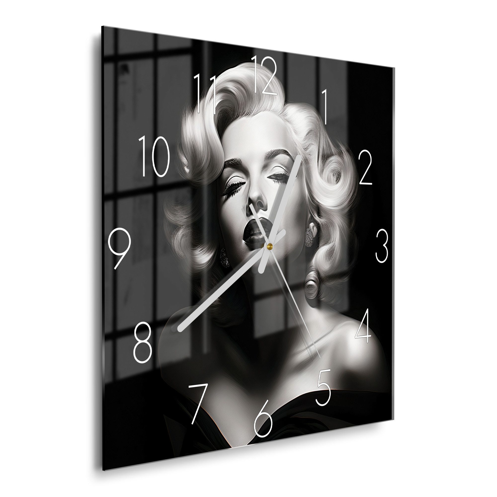 DEQOART Wanduhr 'Ewiger Glamour' (Glas Glasuhr günstig online kaufen
