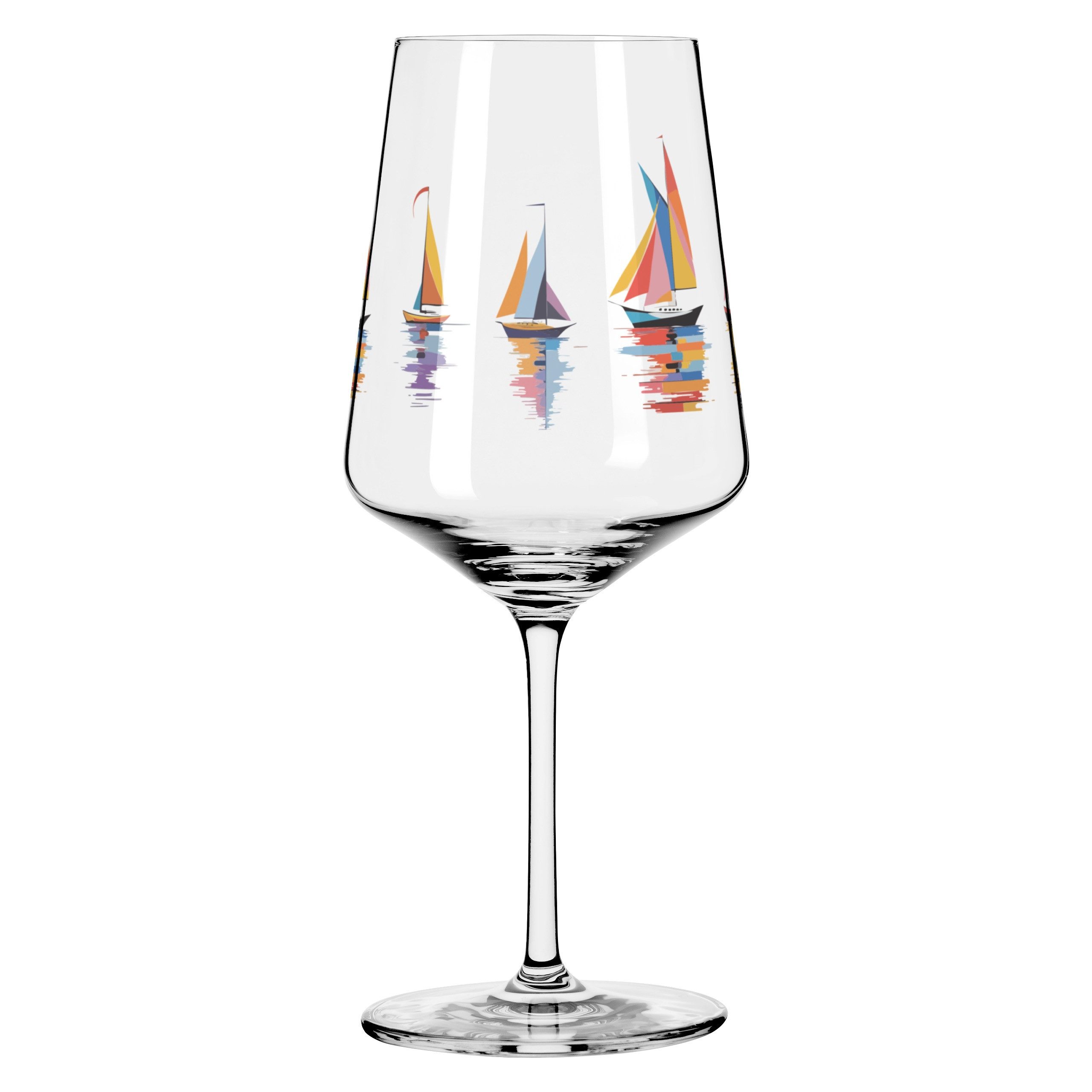 Dekomiro Weinglas 2er Set Ritzenhoff Cocktailglas Entdecker Segeln mit Dekomiro Glastuch, 2-tlg., Glas