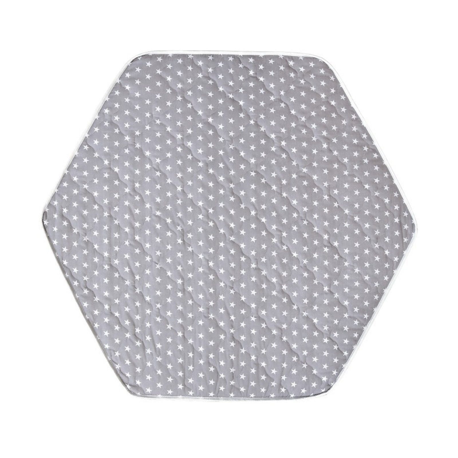 Laufgitter-Matratze 6-Eckige Laufgittermatratze Grey Stars, Baby-Delux, günstig online kaufen