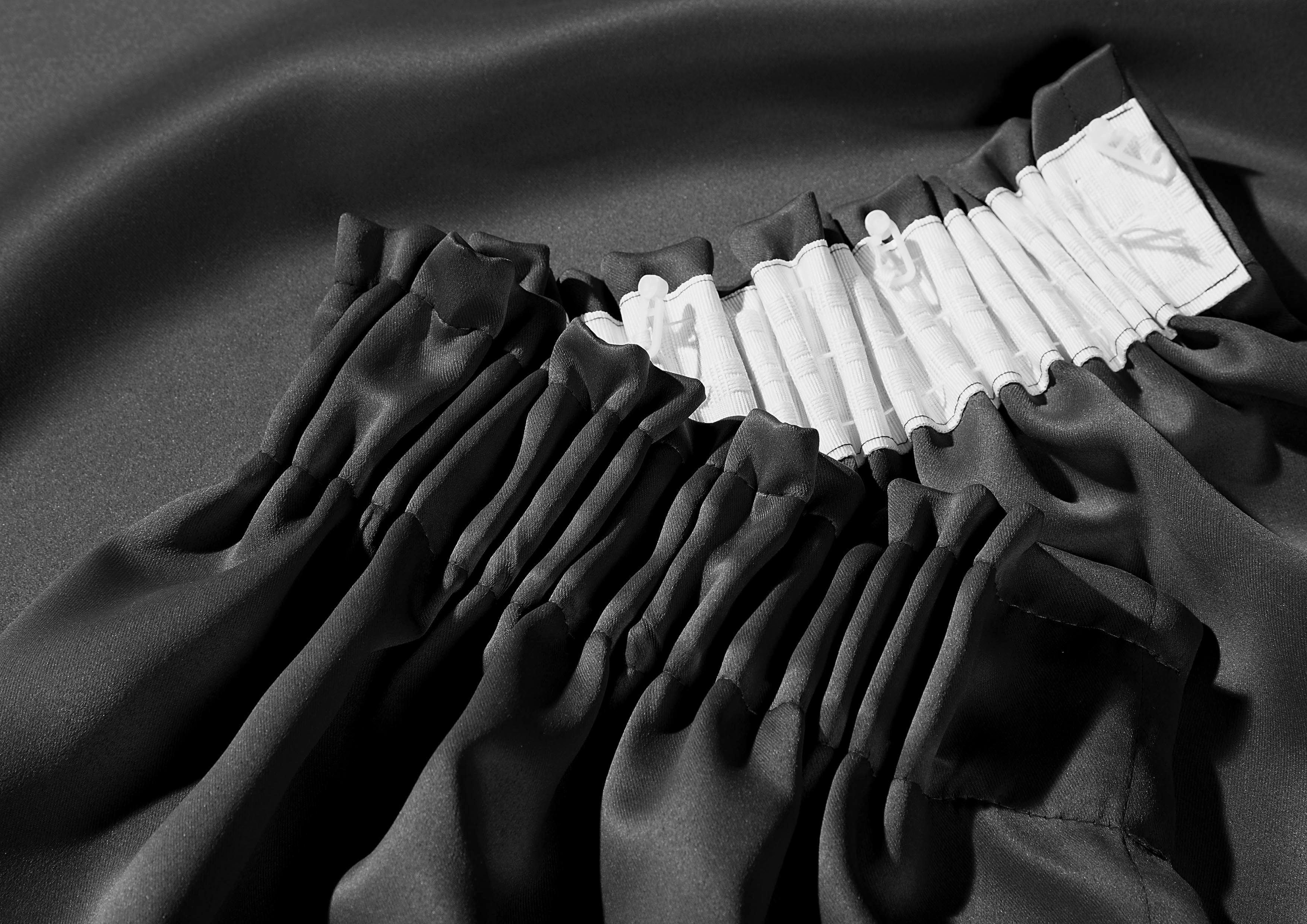 DecoHome24 Gardine Brillant (2 St), Kräuselband, blickdicht, blickdicht günstig online kaufen