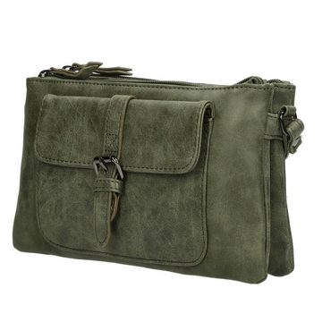 Christian Wippermann Umhängetasche Damen Tasche Schultertasche Umhängetasche Crossover Bag, Leder Optik Handtasche