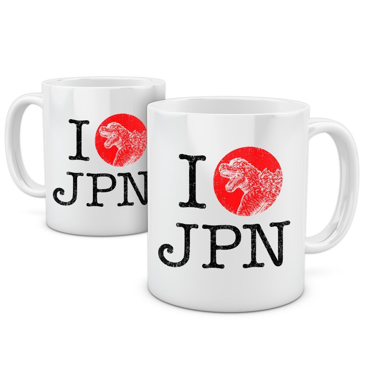 japan gojira nippon liebe Tasse JAPAN Kaffeebecher Tasse, tokyo kaiju style3 godzilla Keramik, kaiju LOVE tokio