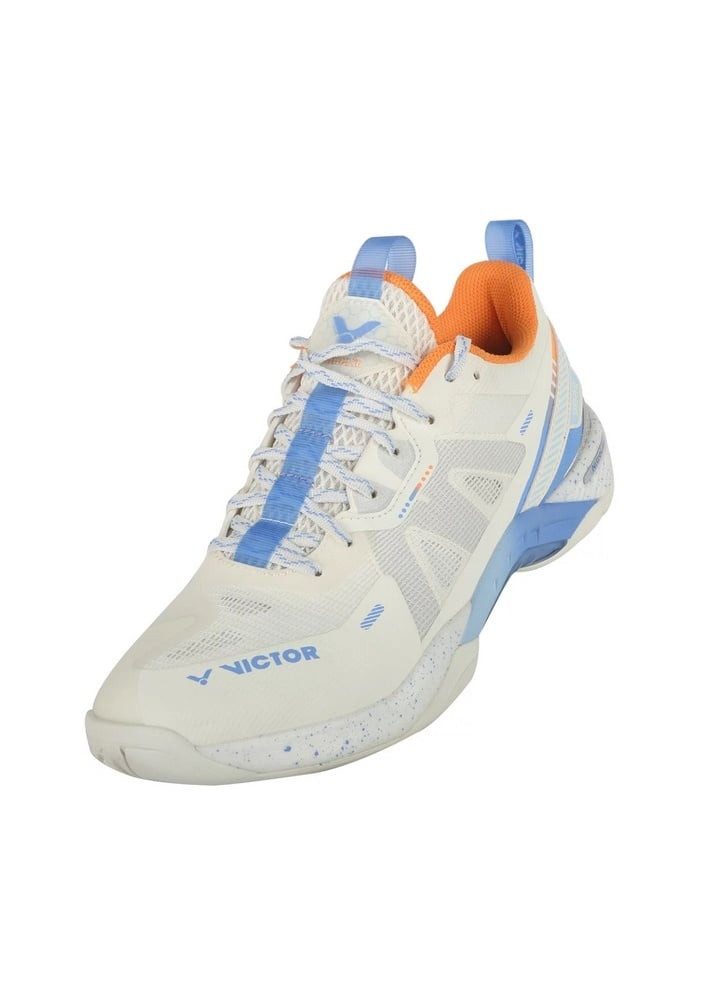 VICTOR Hallen-Indoorschuhe S82III NitroLite L weiss/blau Herren Badmintonschuh