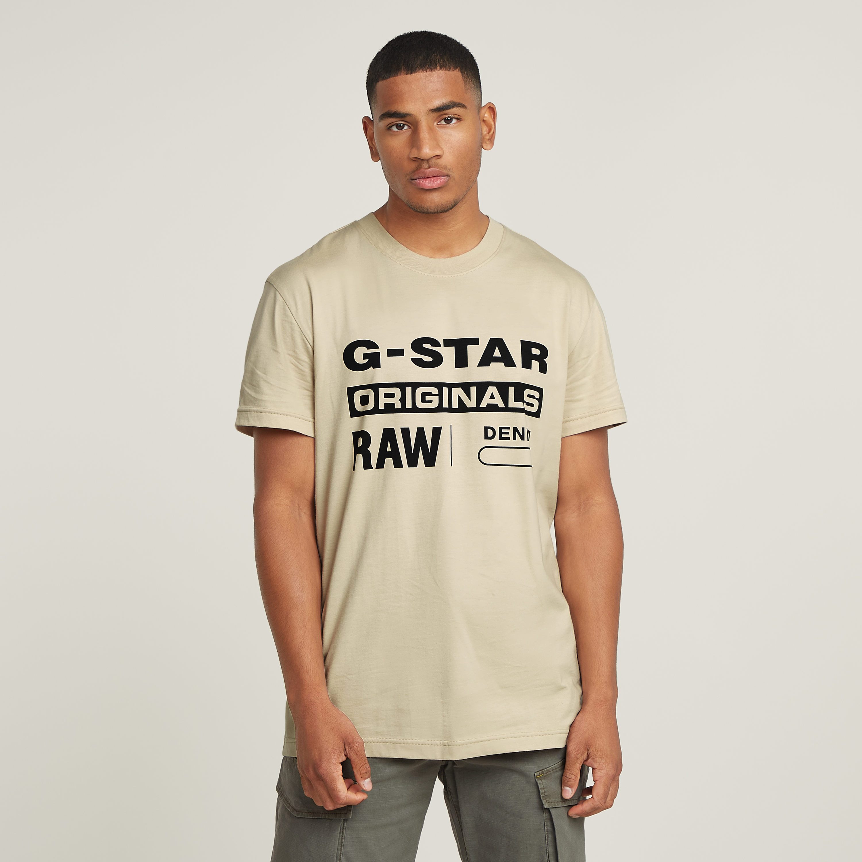 G-STAR T-Shirt Originals mit großem Frontprint