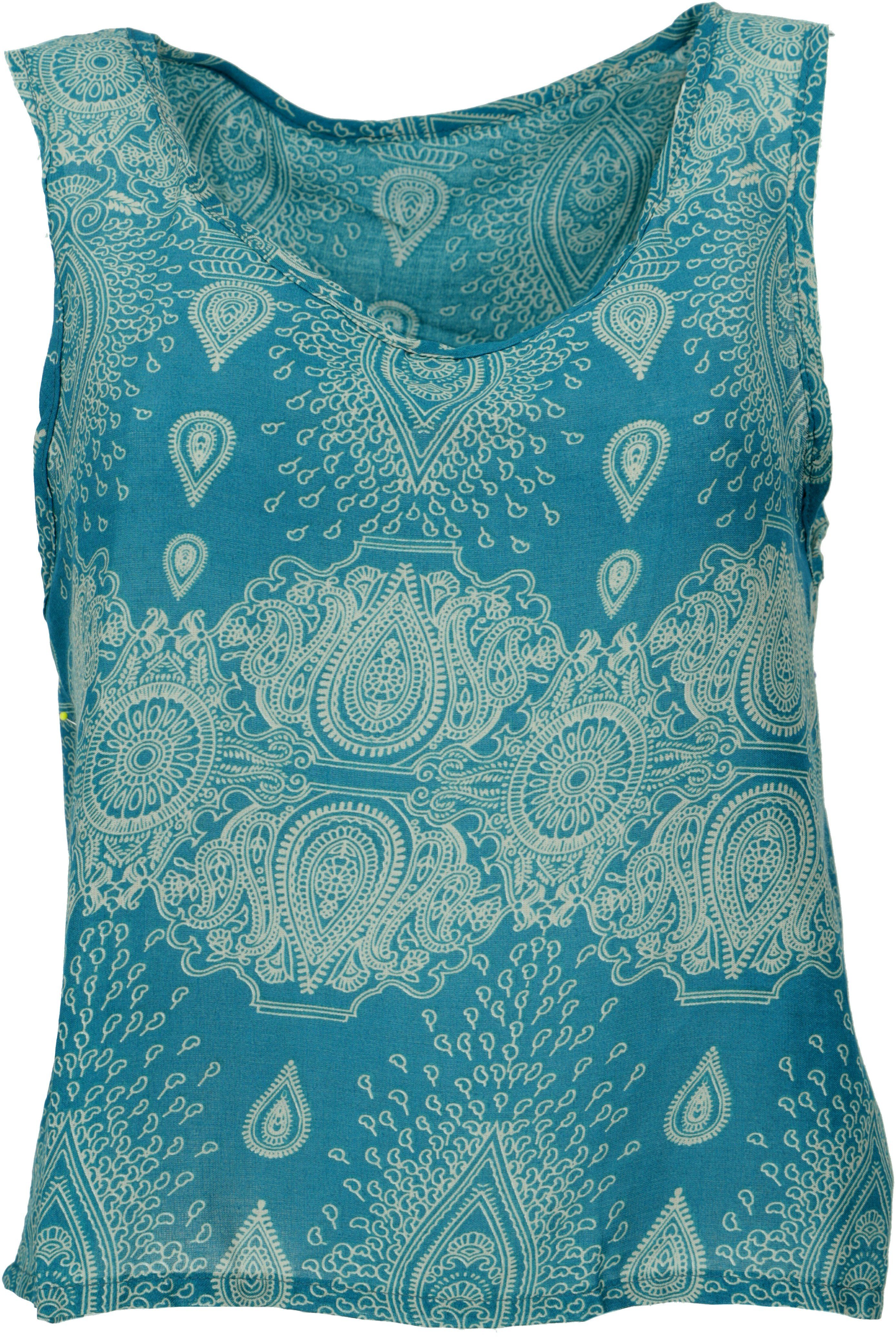 Guru-Shop T-Shirt Boho Sommertop mit offener günstig online kaufen