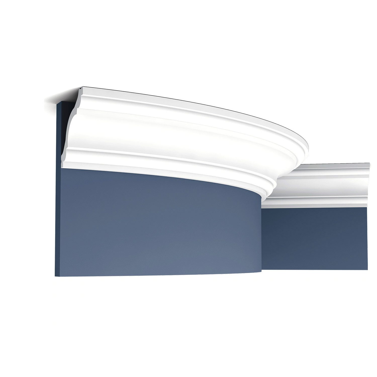 Orac Decor Flexprofil CX123F flexible Eckleiste Stuckleiste Zierleiste 2 m (Profilleiste, 1-St., Flexible Eckleiste, Stuckleiste, Zierleiste, 2 m), Profilleiste