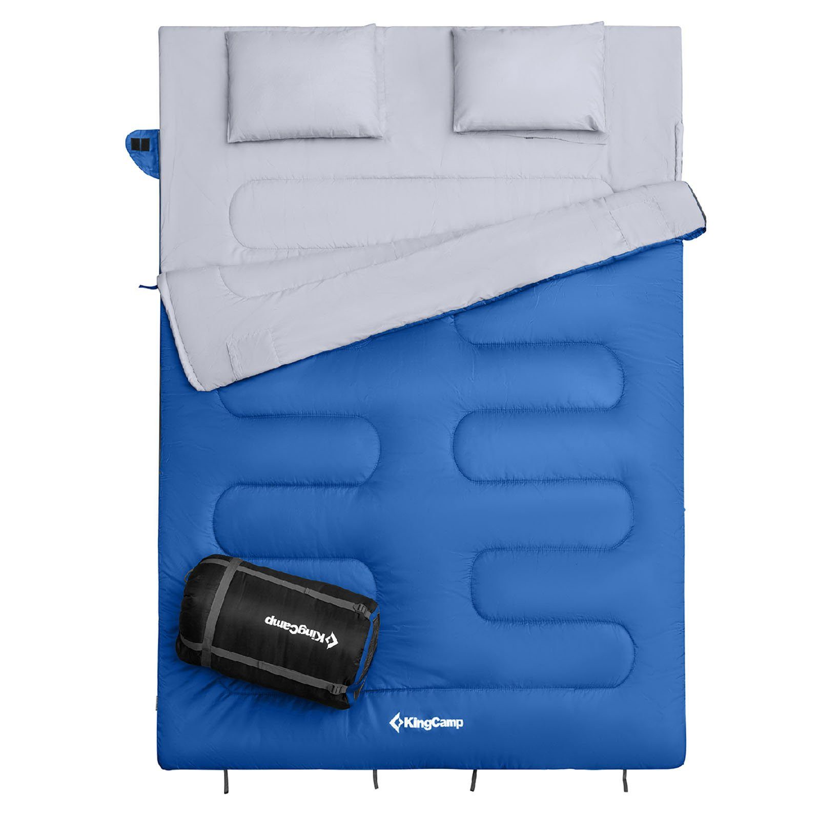 KingCamp Schlafsack Deckenschlafsack Oxygen 250 D - 2 Personen Doppel