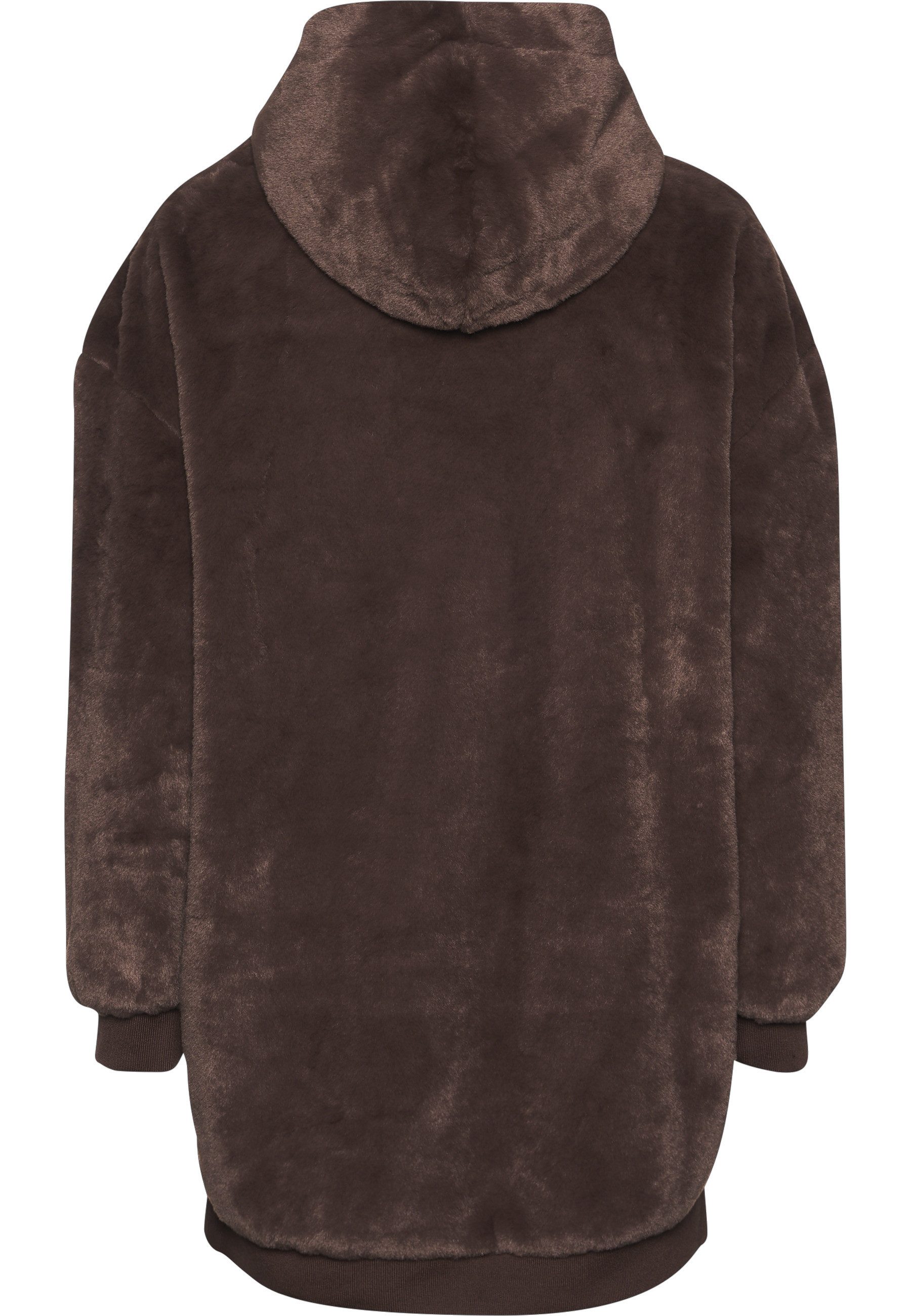 Karl Kani Kapuzensweatshirt Karl Kani Damen KW234-039-2 KK Varsity Vegan Fur Hoodie Dress
