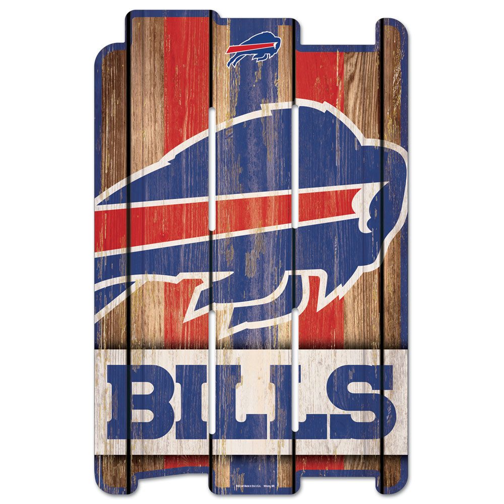 WinCraft Wanddekoobjekt PLANK Holzschild Sign NFL Buffalo Bills