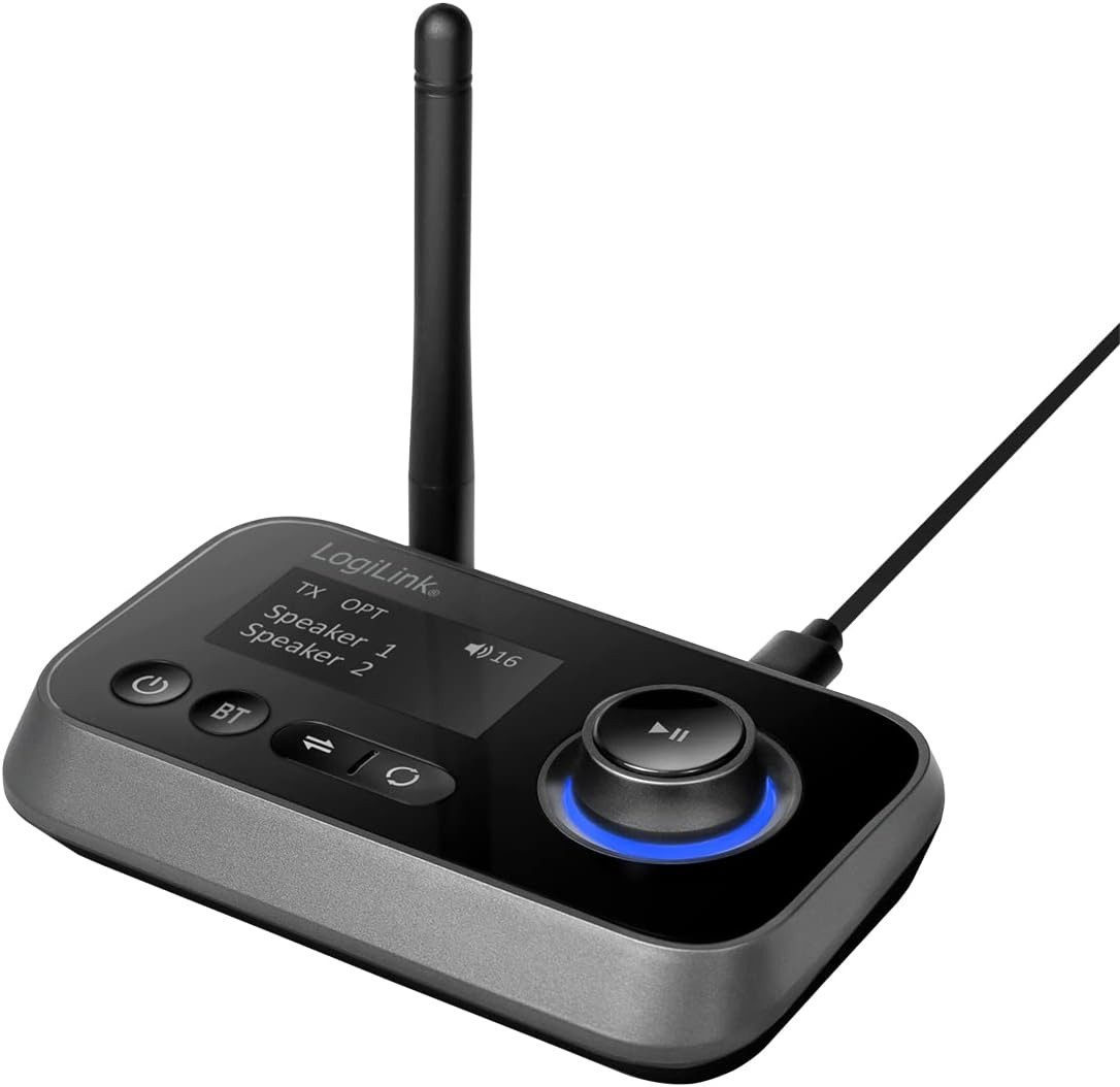 LogiLink Lavalampe LogiLink BT0062 - Bluetooth 5.0 Audiosender und Empfänger (Transmitter