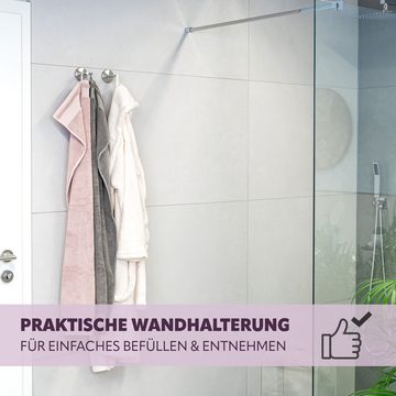 bremermann Wandhaken Bad-Serie PIAZZA - Doppel-Wandhaken 2er Set, Edelstahl matt