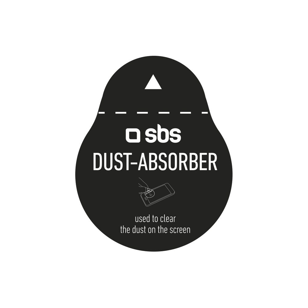 sbs Aufkleber Staubentferner Displayreinigung Reinigungspads, (Spar-Set, 280tlg), Staubentfernung, 280 Stück, selbstklebend, Abziehlasche