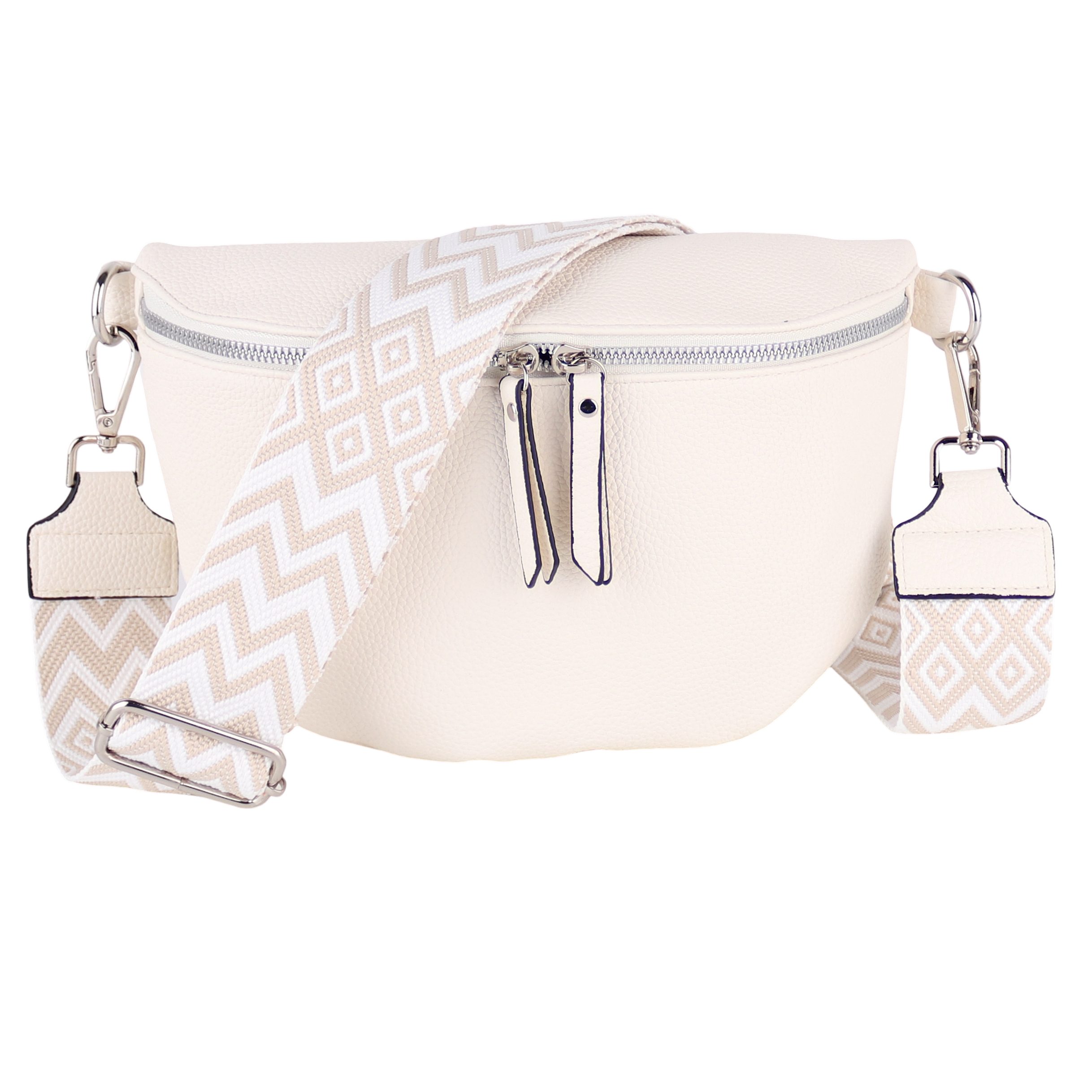 Bauchtasche Damen Taschen, Umhängetasche, Brusttasche, 26x18x9cm Veganes Leder