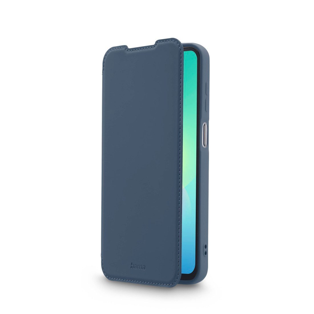 Hama Smartphone-Hülle Handytasche für Samsung Galaxy A27 5G Blau, 2 Kartenfächer, Rubber-Finish, Kratzschutz, Flap-Verschluss – Bild 2 von 5