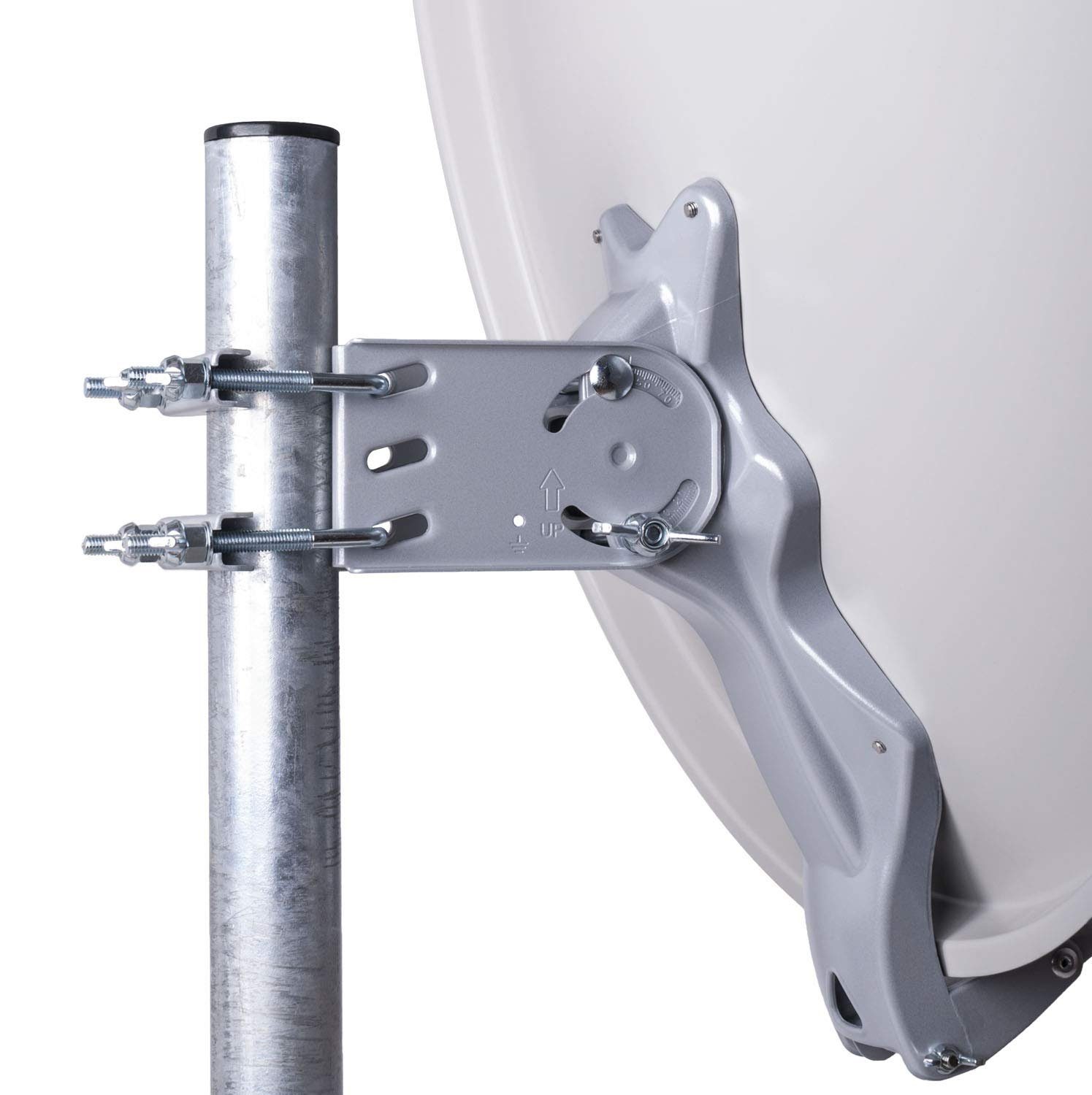 DUR-line DUR-line Select 60/65cm Hellgrau Satelliten-Schüssel - Test + Sehr Sat-Spiegel