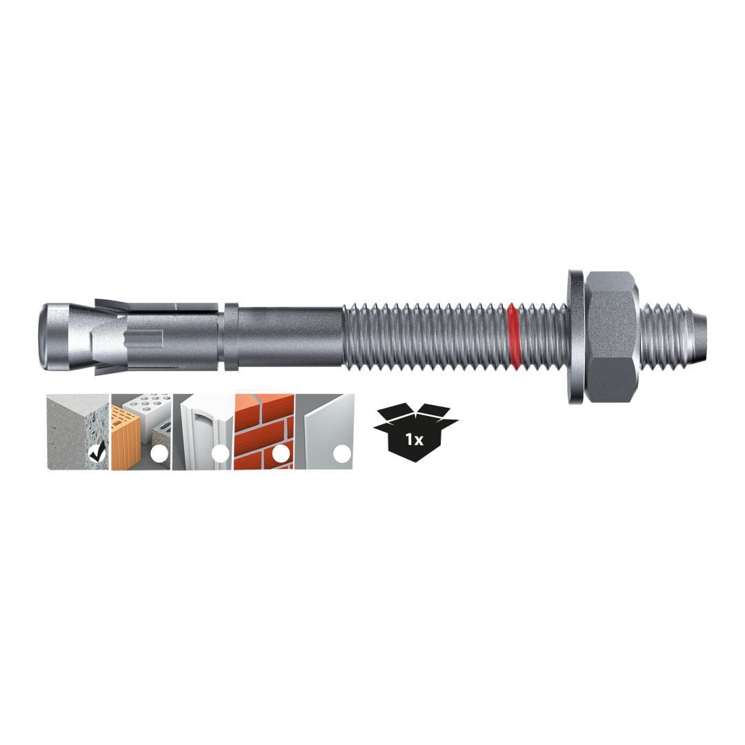 TOX-DÜBEL-TECHNIK Bolzenanker Bolzenanker S-Fix Plus, (25-tlg)