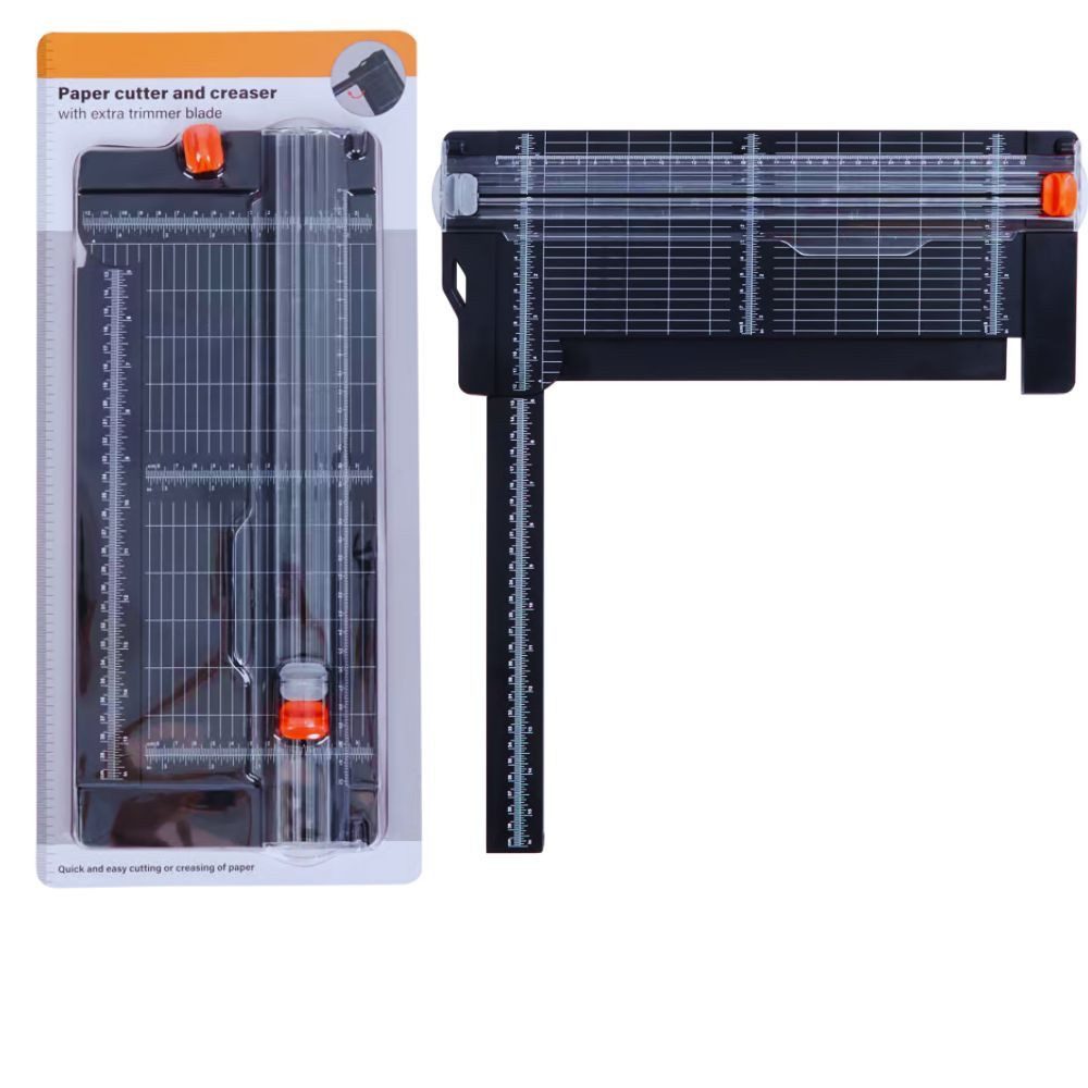 ZD Trading Haushaltshobel A3/A4 Papierschneider & Falztablett Schneidemaschine inkl.Ersatzmesse