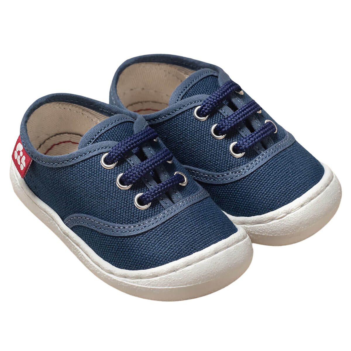 POLOLO Kinderschuhe Pepe, Vegane Sneaker Blau