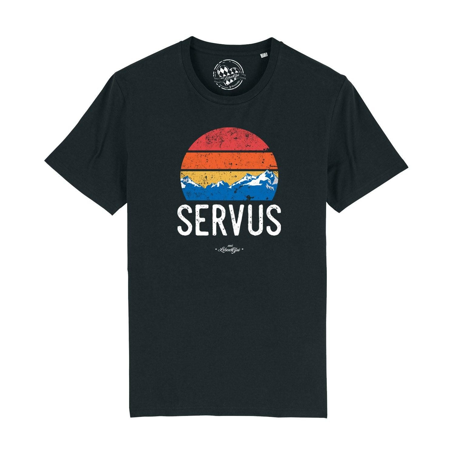 Bavariashop T-Shirt Herren T-Shirt "Servus" günstig online kaufen
