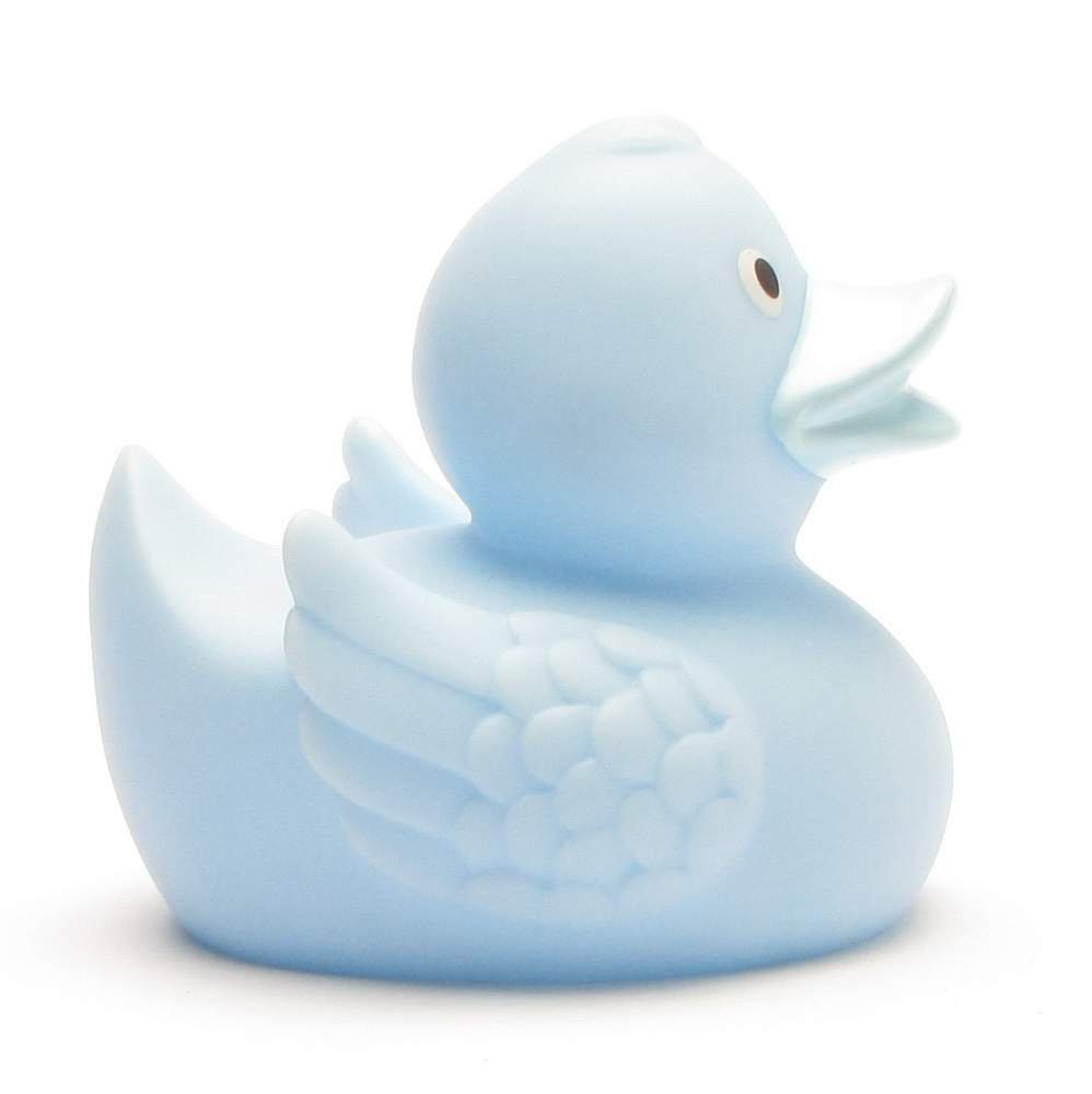 Badeente Quietscheente pastell-blau Lilly - Schnabels Badespielzeug -