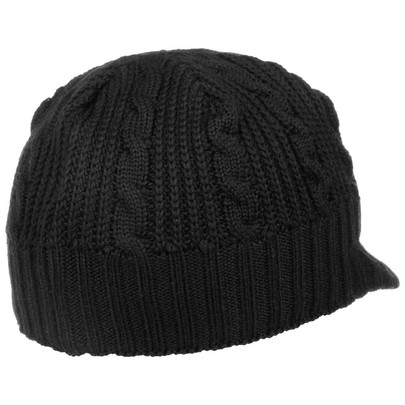 Eisbär Strickmütze (1-St) Strickcap mit Schirm, Made in the EU