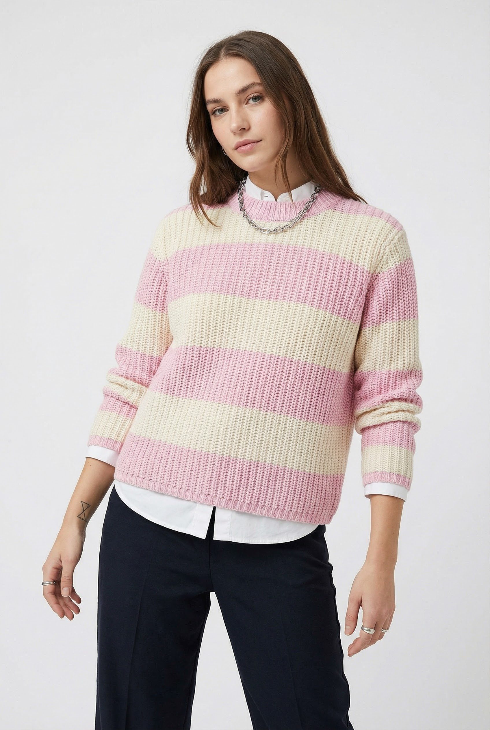 soyaconcept Strickpullover SC-REMONE STRIPE 38