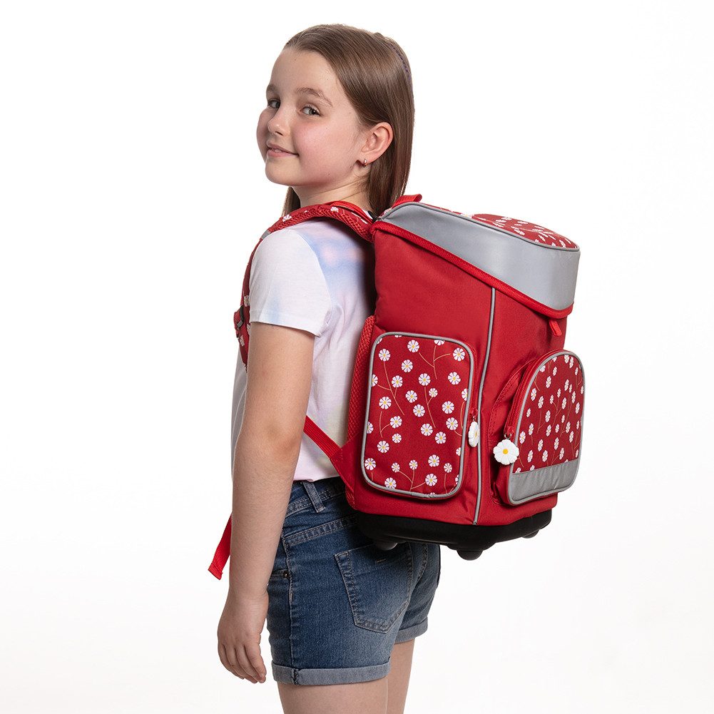 MUWO Schulranzen Kinder Schulranzen Set 5-tlg. verschiedene Motive