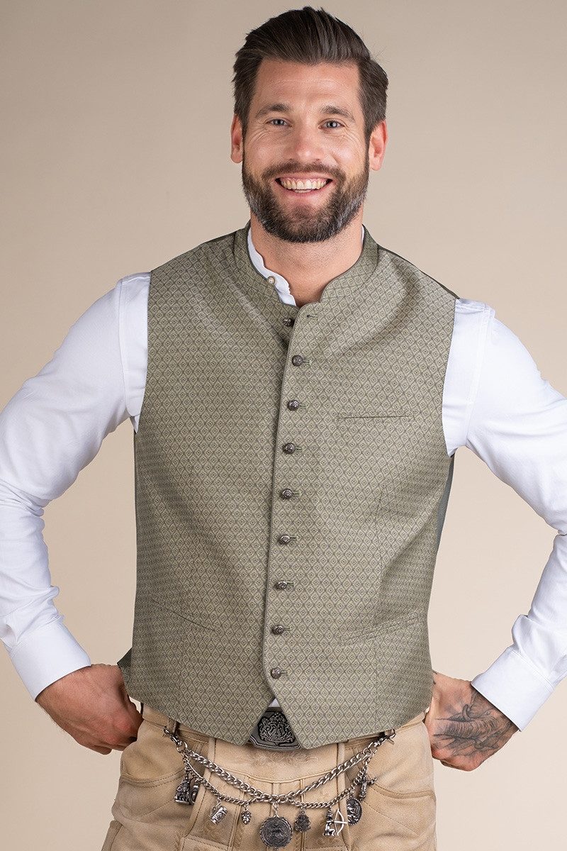 MarJo Trachtenweste Trachtenweste - EISELFING - wasabi