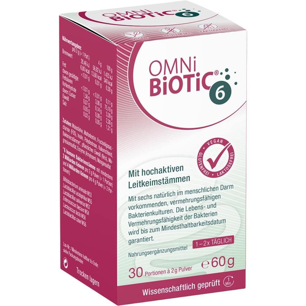 INSTITUT ALLERGOSAN OMNI BiOTiC 6 Pulver Pulver, 60 g