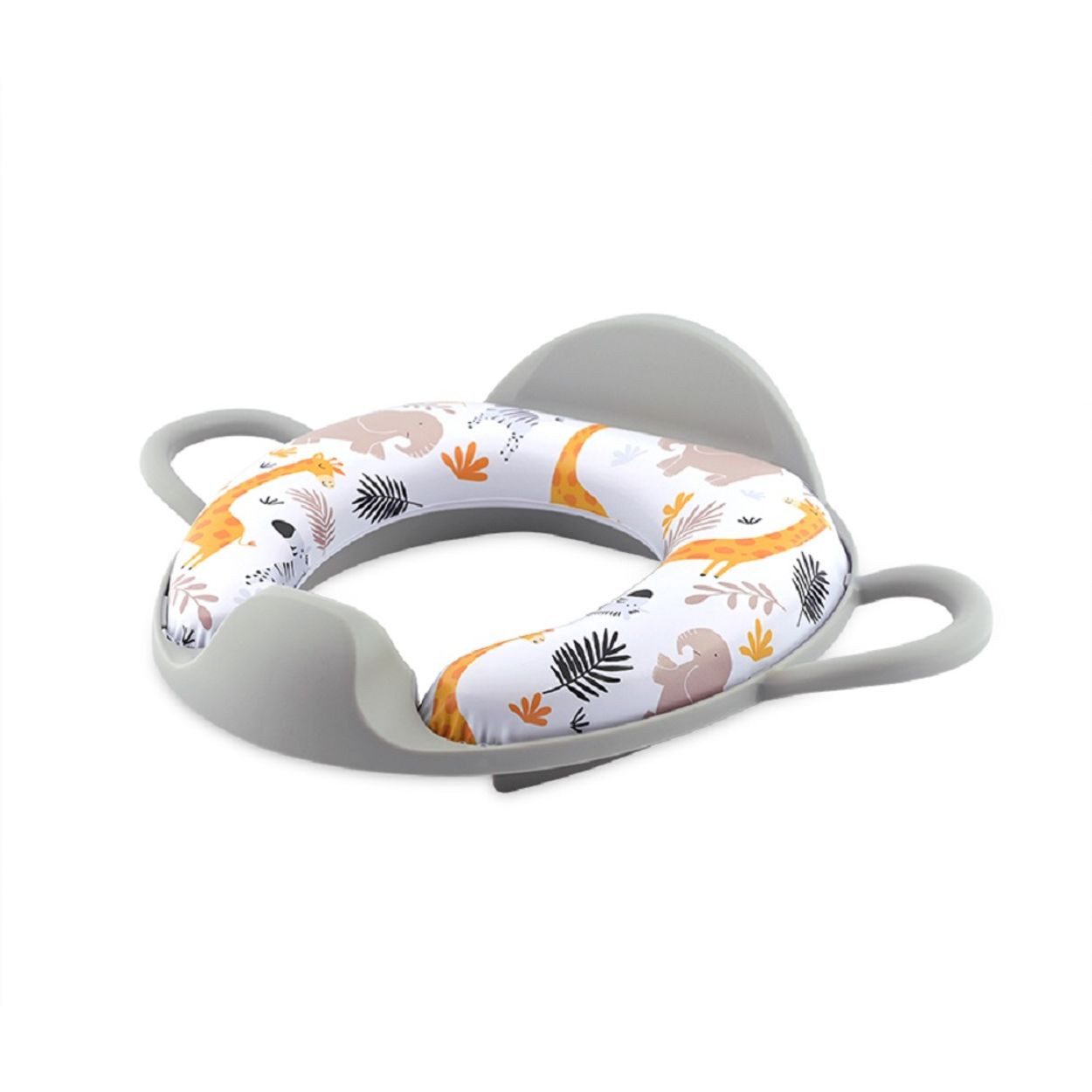 Lorelli Baby-Toilettensitz Toilettensitz mit Lehne, 11 cm, Handgriff, gepolstert, Spritzschutz, Kunststoff