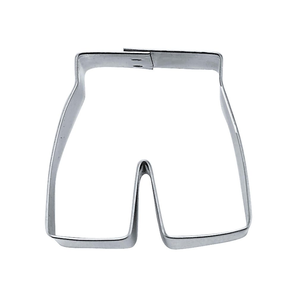 STÄDTER Ausstechform Hose 6 cm, Weißblech
