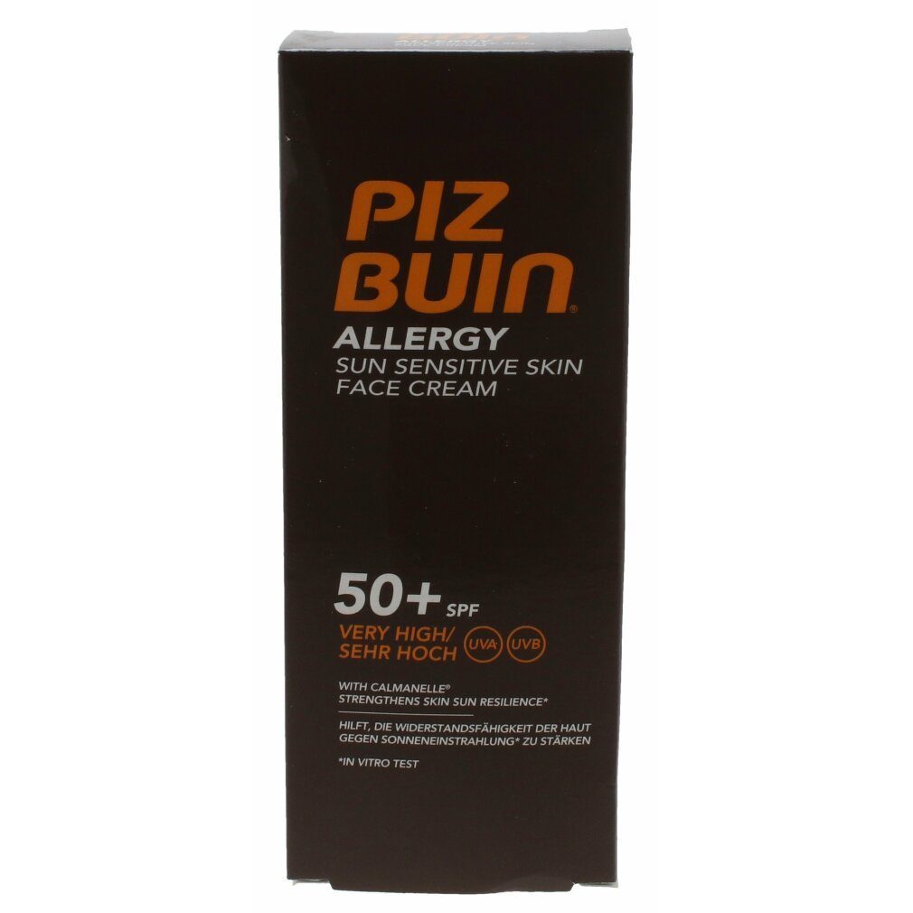 Piz Buin Sonnenschutzpflege Piz Buin Allergy Sun Sensitive Skin Face Crm SPF50 | Sonnencremes