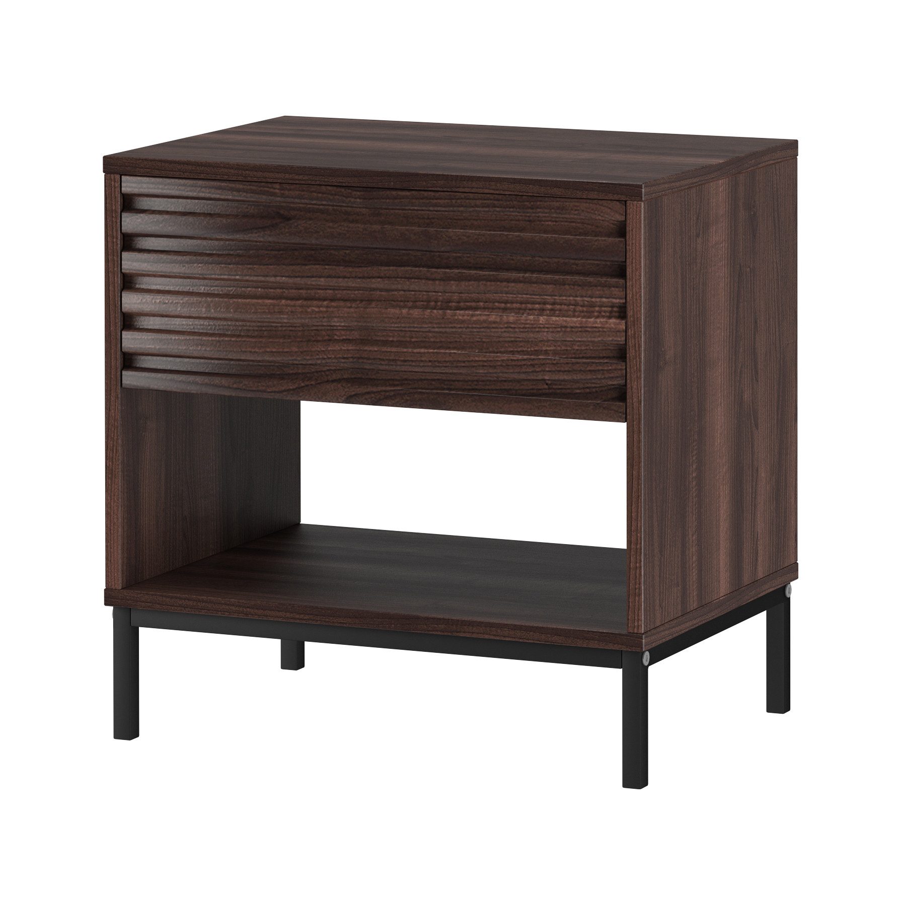 loft24 Nachtschrank Cecilie Nachttisch mit Schublade, Metallgestell günstig online kaufen