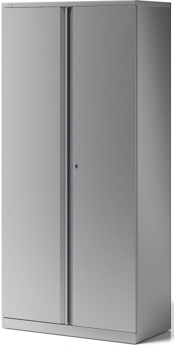 Bisley Aktenschrank Flügeltürenschrank Essentials 4 Fachböden 5 Ordnerhöhen silber