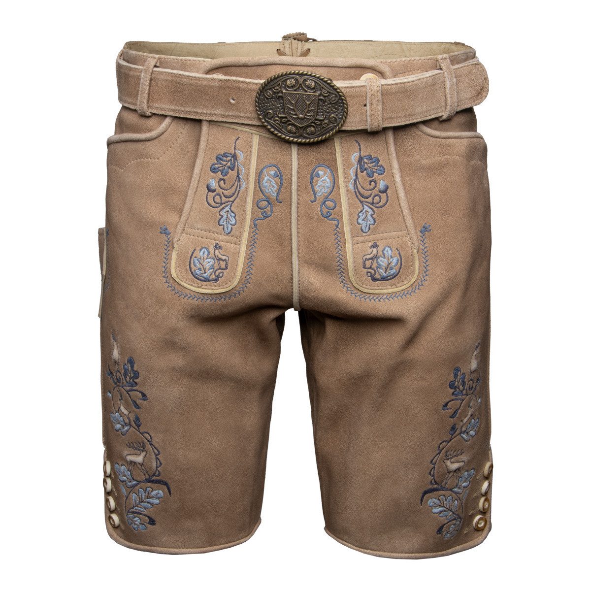 Krüger Trachtenlederhose Demian mit Gürtel Herren günstig online kaufen