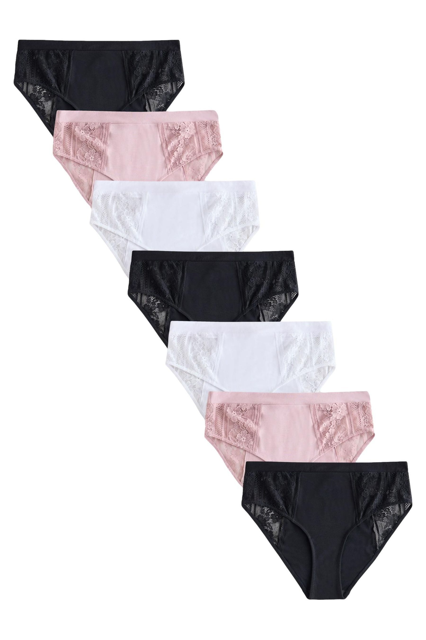 Next Slip Slips aus Modal und Spitze im 7er-Pack (7-St)