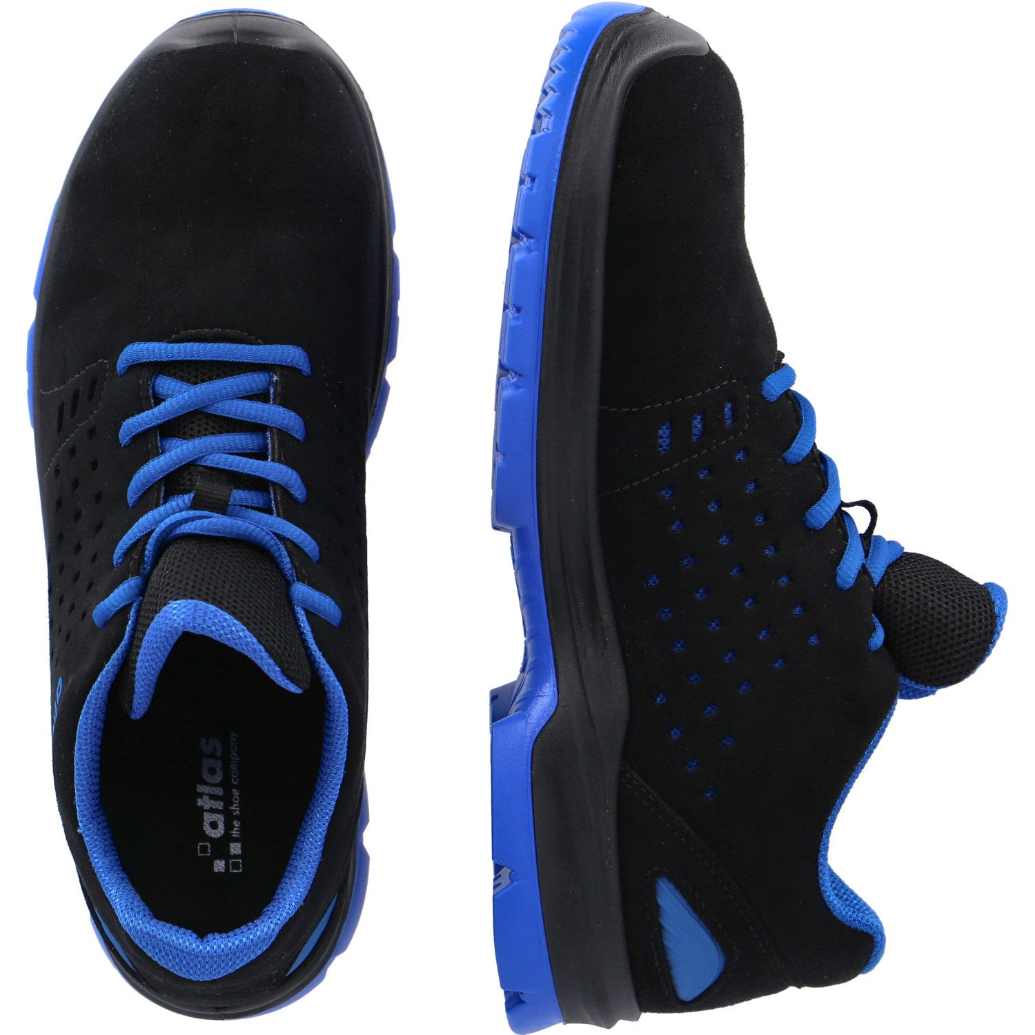 Atlas Berufshalbschuhe O1 "BS 40" blue Sicherheitsschuh