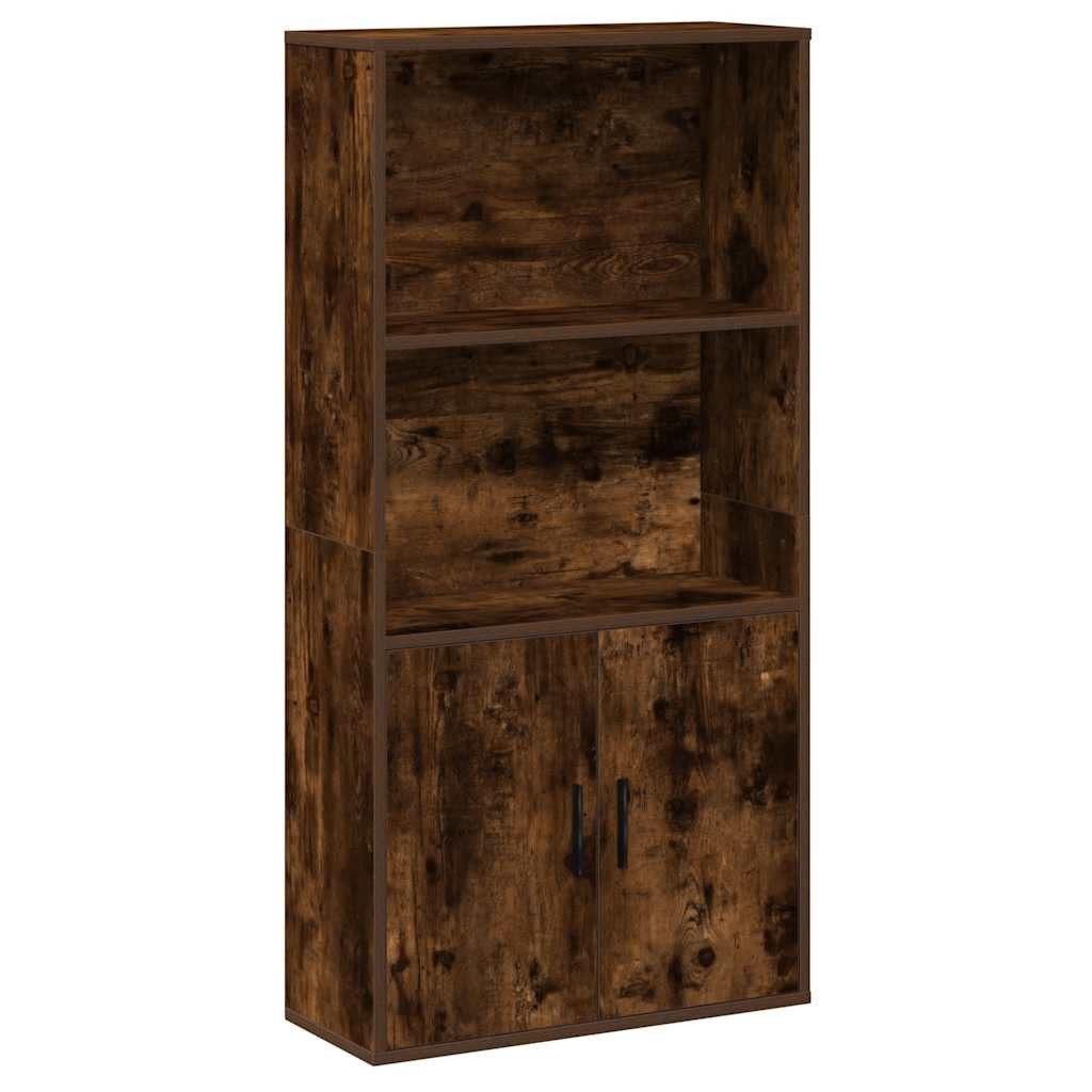 vidaXL Bücherregal Bücherregal Räuchereiche 60x24x120 cm günstig online kaufen
