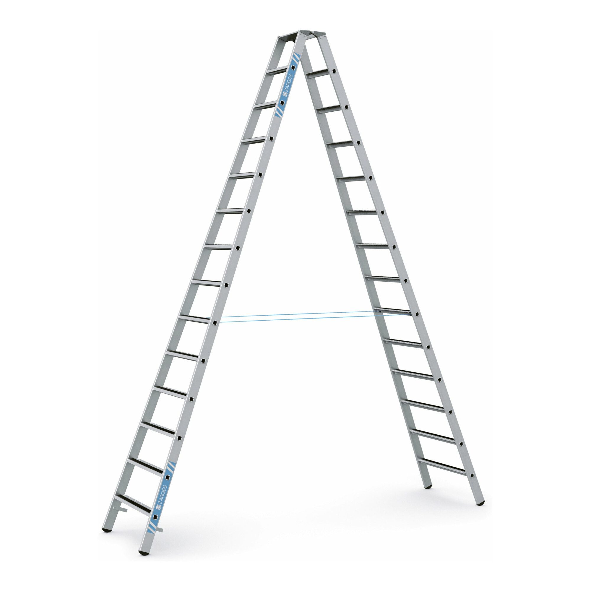 Zarges Stehleiter ZARGES R13step B - LM-Stufen-Stehleiter 2 x 14 Stufen