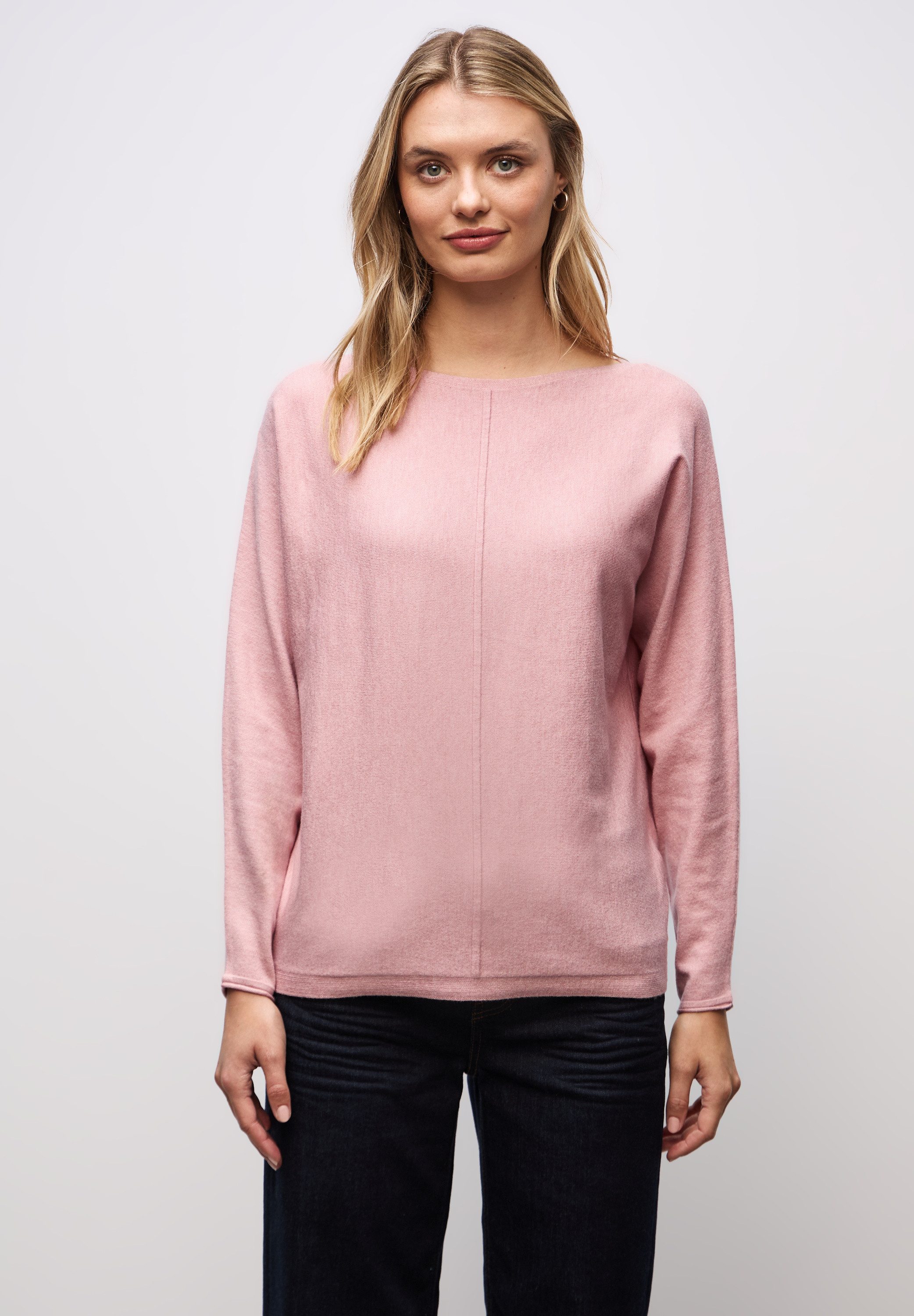 STREET ONE Strickpullover Dolman, mit U-Boot-Ausschnitt günstig online kaufen