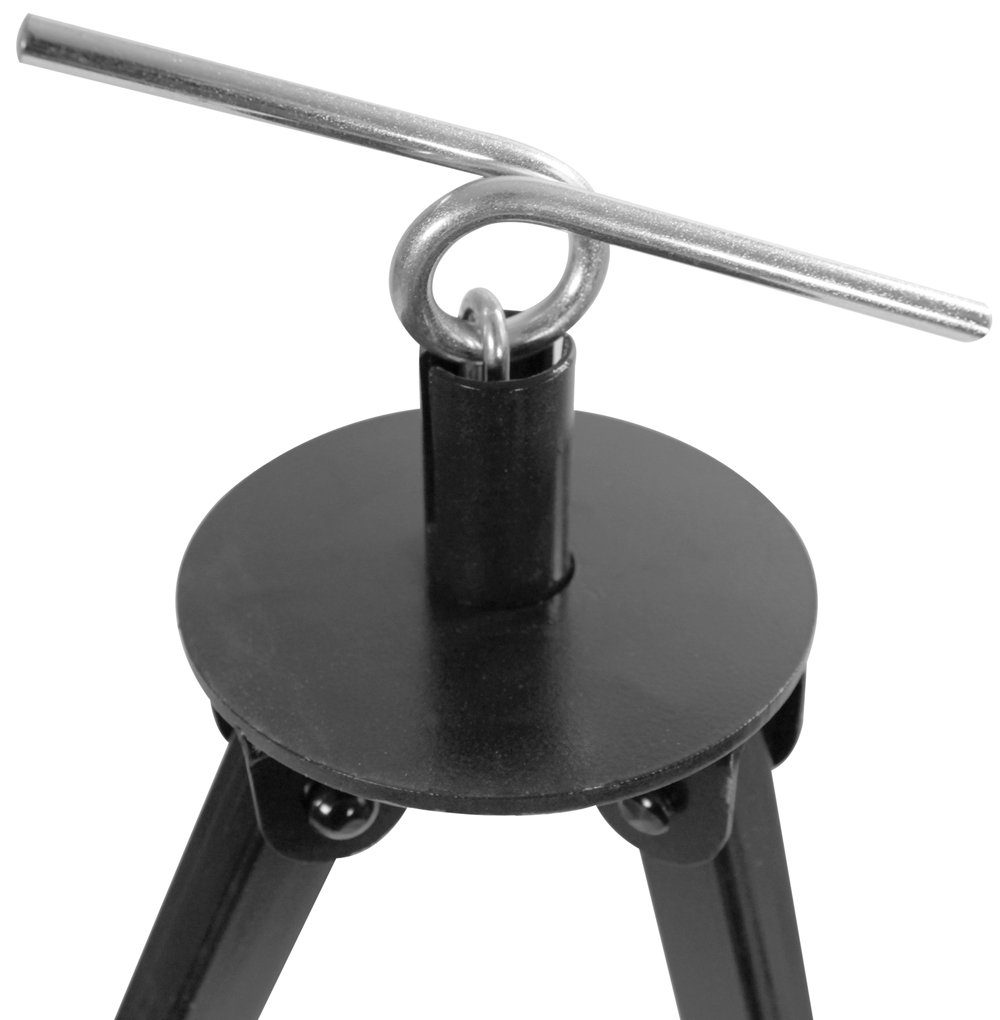 Grillplanet Schwenkgrill Dreibein Gestell 130 cm für Gulaschkessel Kettenhöhenverstellung, Set