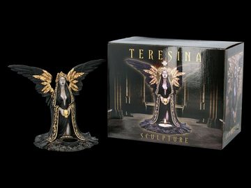 Figuren Shop GmbH Teelichthalter Teelichthalter - Reaper Engel Teresina - Nemesis Now Fantasy Gothic Deko
