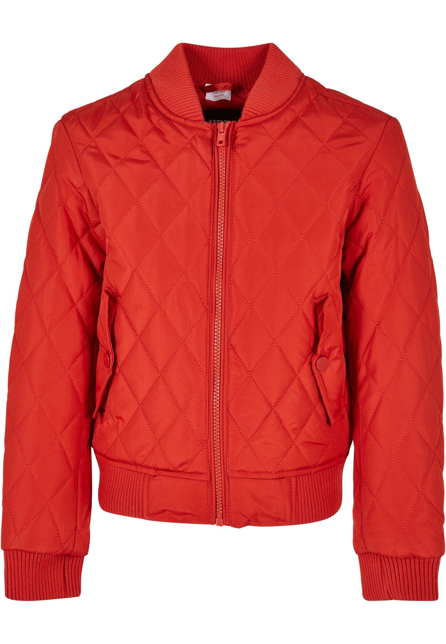 URBAN CLASSICS Outdoorjacke Damen Girls Diamond Quilt Nylon Jacket (1-St) hugered