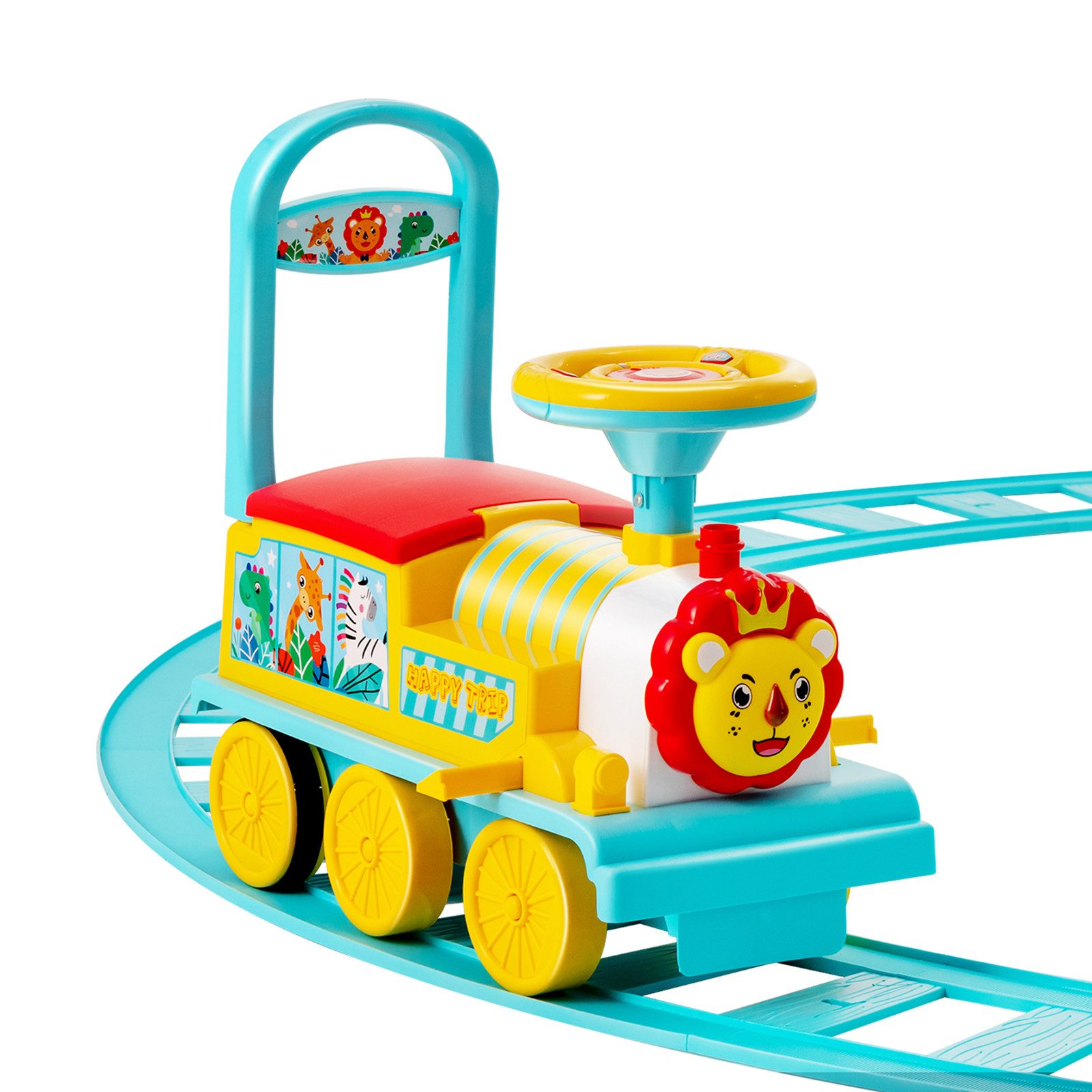 COSTWAY Spielzeug-Eisenbahn 6V Kinder Modelleisenbahn günstig online kaufen